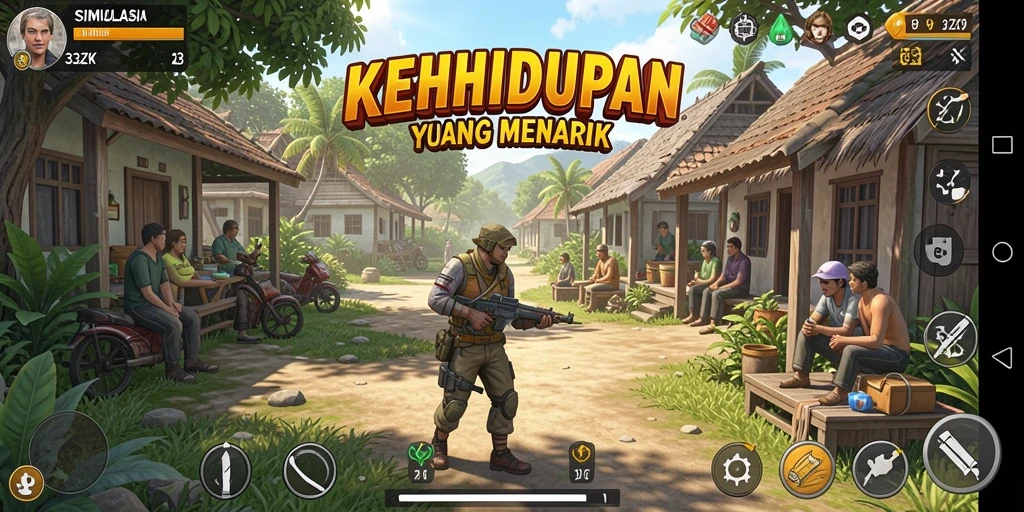 Tangkapan layar menampilkan gameplay 33ZK yang imersif dan menarik.