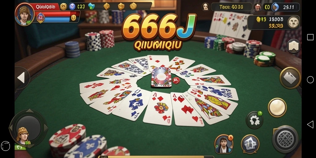 Screenshot gameplay QiuQiu dari 666J yang menarik dan interaktif.