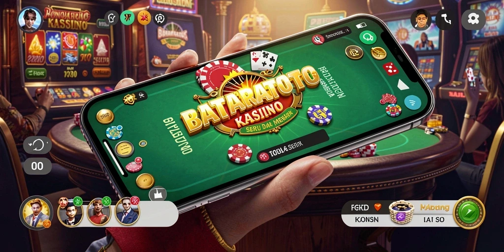 Screenshot gameplay seru dari BATARATOTO yang menunjukkan keseruan permainan Kasino.