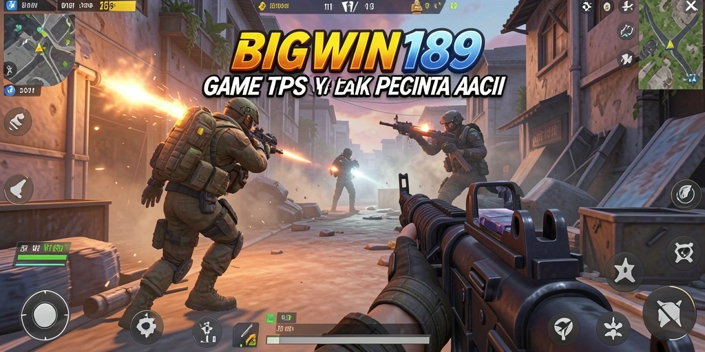 Tangkapan layar gameplay BIGWIN189 menampilkan aksi mendebarkan di medan perang.