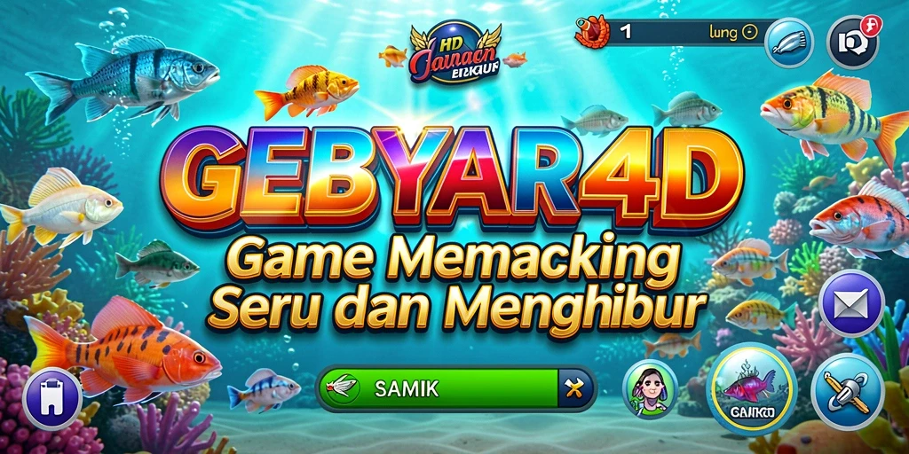 Gameplay menawan dengan berbagai jenis ikan untuk ditangkap.