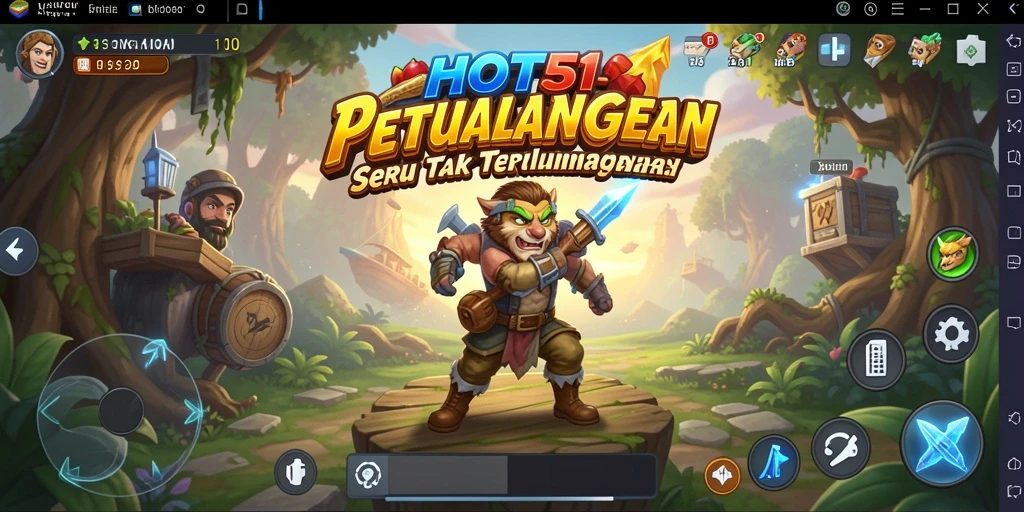 Tampilan menarik dari gameplay HOT51 yang penuh petualangan seru.