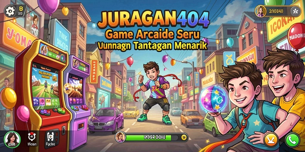 Screenshot gameplay JURAGAN404 menunjukkan aksi seru di dalam game.