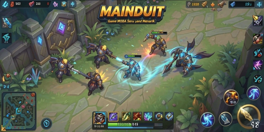 Tangkapan layar gameplay MAINDUIT yang seru dan menegangkan.