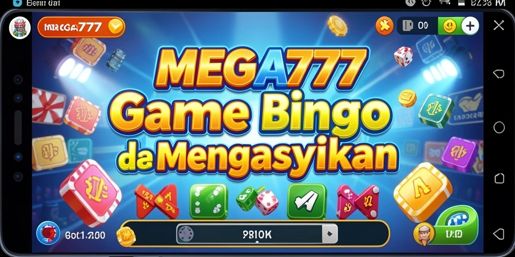 Tampilan gameplay Bingo yang mendebarkan di MEGA777.