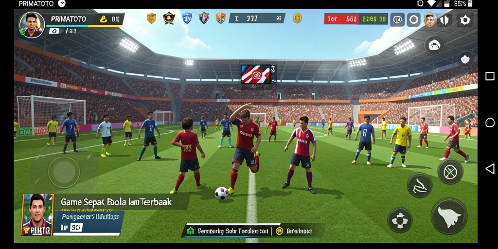 Tampilan gameplay PRIMATOTO penuh aksi dan kompetisi sengit.