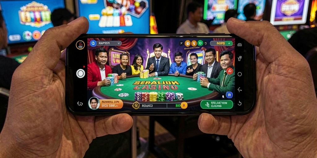 Screenshot gameplay menarik dari pengalaman Live Casino RAP89.