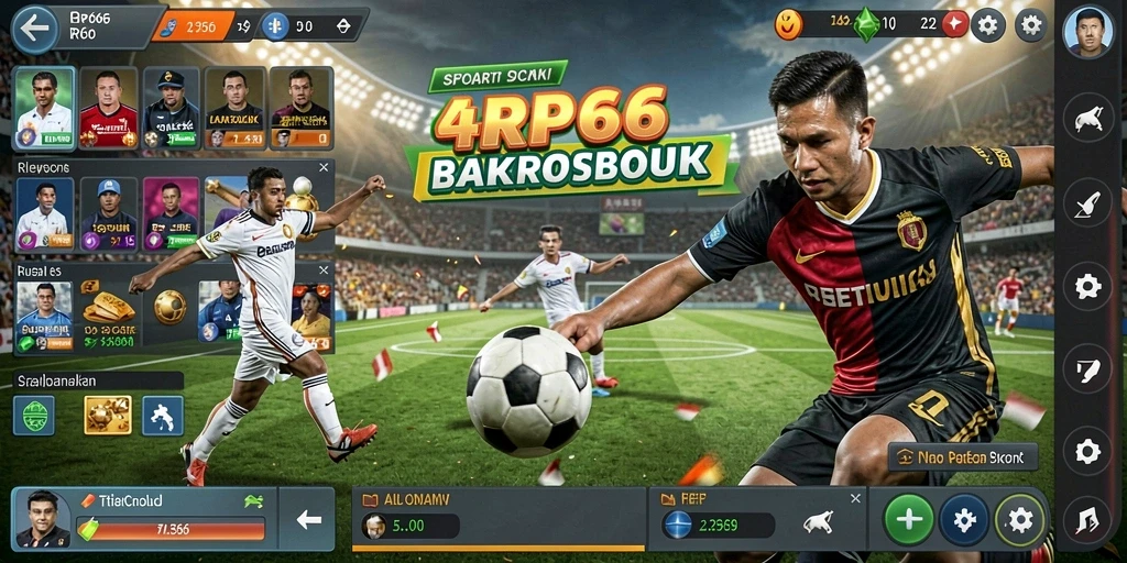 Tampilan antarmuka intuitif dari RP66 saat bermain Sportsbook.