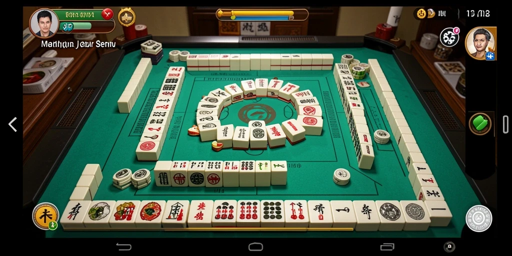 Screenshot gameplay Mahjong SVIP2 yang menarik dan mendebarkan.