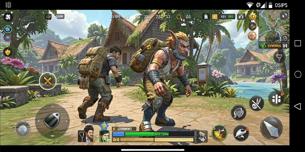 Tampilan gameplay menarik dari SVIP5 dalam simulasi yang realistis.