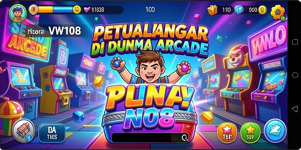 Tampilan gameplay VW108 yang seru dan penuh warna.